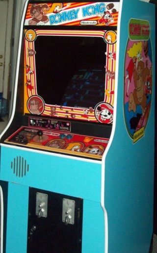 Great Nintendo 80s Donkey Kong Stand Up Arcade Game Will Ship