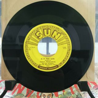 Tracy Pendarvis A Thousand Guitars/is It Too Late 1960 Sun Rockabilly Pristine