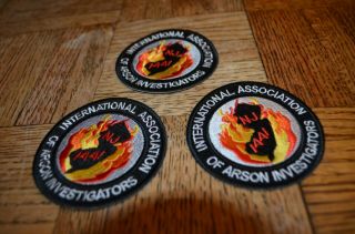 International Association Of Arson Investigators Fire Patch - Jersey - (3)