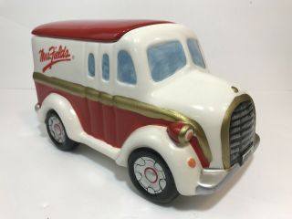Collectible Mrs.  Field ' s retro milk / delivery truck COOKIE JAR 2