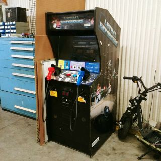 Lethal Enforcers Arcade Machine Konami Complete - Recoil Guns And Recoil Board