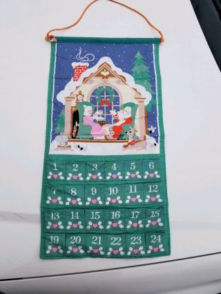 Vintage 1987 Avon Countdown To Christmas Hanger - No Mouse