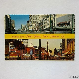 Canal Street Orleans Postcard (p447)