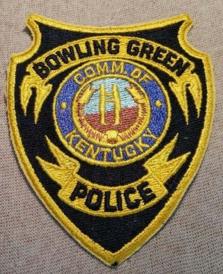 Ky Bowling Green Kentucky Police Patch