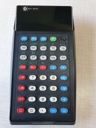 Vintage Commodore Sr - 1800 Calculator Soft Cased
