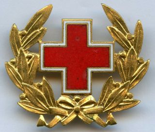 Sweden Vintage Red Cross Pin Badge Grade