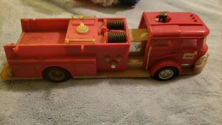 1970 Hess Toy Red Firetruck No Box,  Rough,  Missing Parts,