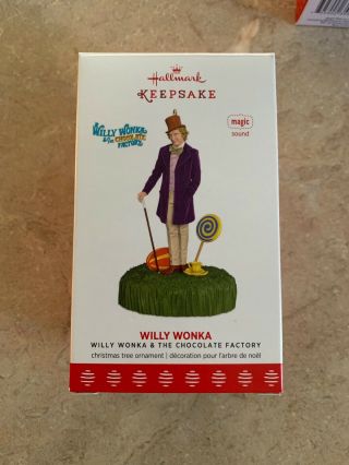 Hallmark 2017 Willy Wonka And The Chocolate Factory Ornament