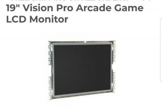 19 Inch Lcd Monitor With Holder Vga Hdmi Input For Arcade Game