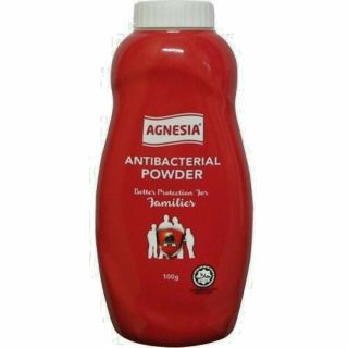 2 X Agnesi Antibacterial Powder 100g,  For Prickly Heat & Heat Rash,  Fungal Skin