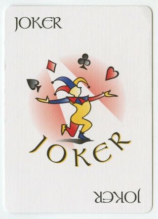 Joker Playing Card - Happy Joker Juggling With Suit Symbols (game Point) [589]