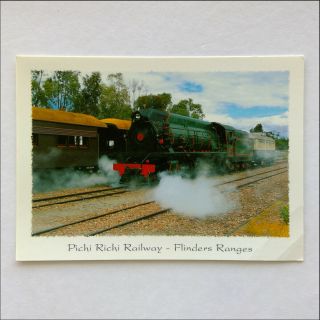 Pichi Richi Railway Flinders Ranges W22 At Quorn Railway Station Postcard (p386)