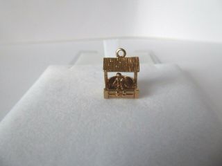 Vintage 9ct 9carat Yellow Gold Traditional Charm,  Man In The Stocks