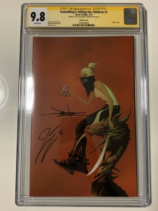 Something Is Killing The Children 1 Cgc 9.  8 Signed By James Tynion And Jae Lee