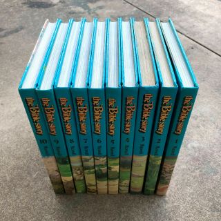 Complete Vintage Set The Bible Story Volume 1 - 10 Arthur S.  Maxwell 1970s