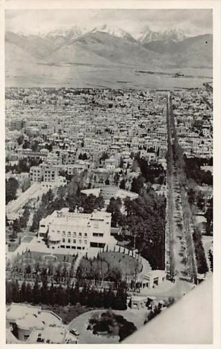 Iran - Tehran - Aerial View - Photograph Postcard Size