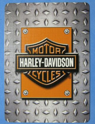 Harley Davidson Single Swap Playing Card ACE of Spades - 1 card - 2004 2
