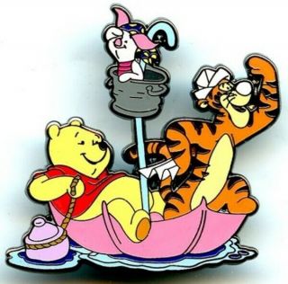 Willabee & Ward - Winnie The Pooh - Tigger,  Piglet And Pooh Umbrella Pin