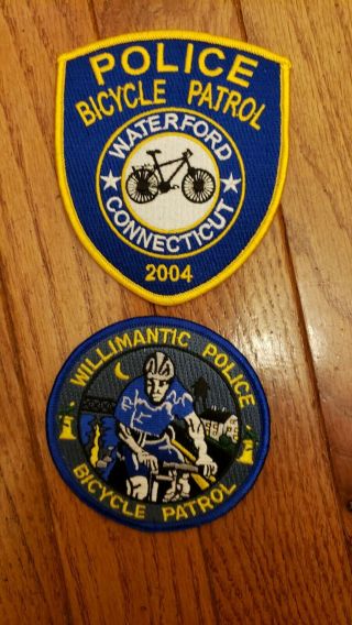 Connecticut Police Bike Unit Patches