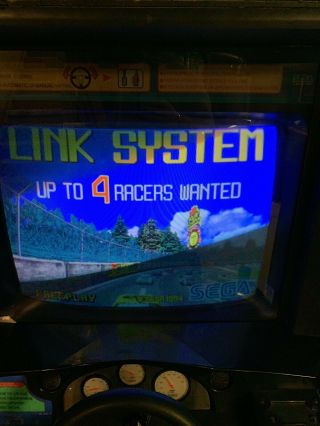 Sega Daytona Usa Pcb Stack Fully Arcade Driving