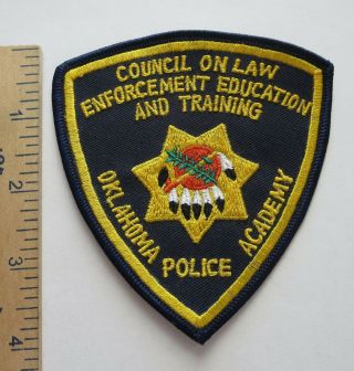 Oklahoma Police Academy Patch Vintage