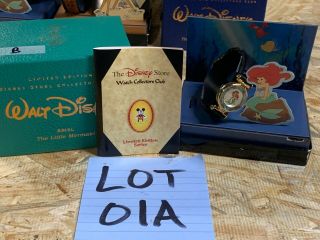 Disney Store Ariel,  The Little Mermaid Wristwatch Collectors Club Watch Fossil