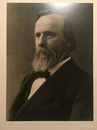 1890s Rutherford B.  Hayes,  President,  Mammoth Photograph,  Pach Bros