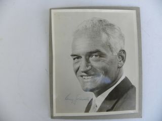 Autographed Photo Of Barry M.  Goldwater (dated October Of 1964)