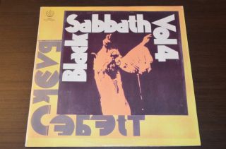 Black Sabbath - Vol 4 Lp Vinyl Russia Snc