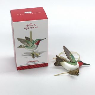 Hallmark Keepsake Christmas Ornament 2014 Beauty Of Birds Hummingbird 10 W/ Box
