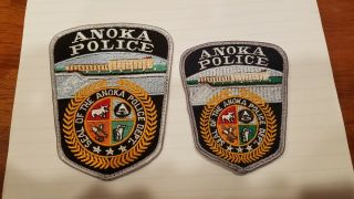 Mn Anoka,  Minnesota Police Patch Set