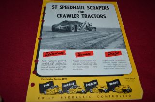 St Speedhaul Scrapers For Crawler Tractors Dealers Brochure Dcpa8