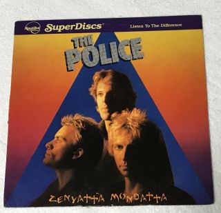 The Police - Sting Zenyatta Mondatta Lp W/ Poster - Nautilus Nr 19 Nm