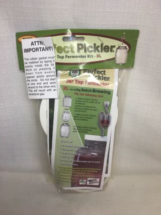 (ap) Perfect Pickler Jar Top Fermenting Kit; Us
