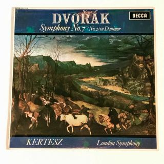 Uk Decca Sxl 6115 Ed1 Wbgr Lp Dvorak Symphony N°7 Kertesz Lso Ex,