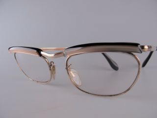 Vintage Sbf 1/20 10ct Gold Filled Eyeglasses Frames Size 50 - 18 Made In Germany