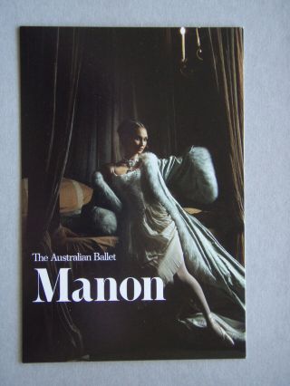 Avant Card 12830 2008 Manon The Australian Ballet Postcard