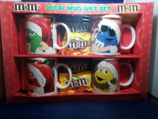 M&m 4 Decal Mug Gift Set