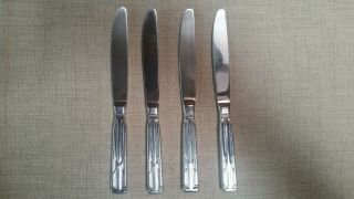 Supreme Towle " Southwest " 18/8 Stainless Flatware - 4 Dinner Knives