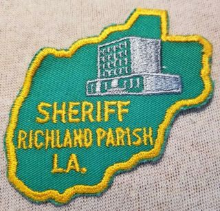 La Richland Parish Louisiana Sheriff Patch