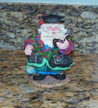 1997 Department 56 Possible Dreams Crinkle Claus Santa Teacher Figurine 659510