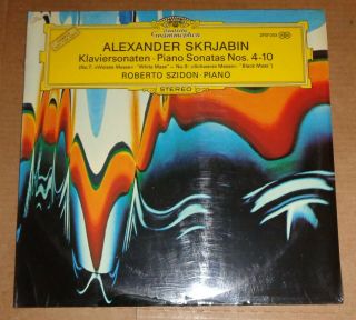 Roberto Szidon Scriabin Piano Sonatas No.  4 - 10 - Dg 2707 053