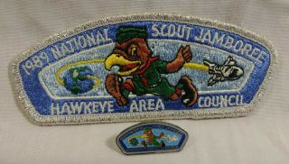 Hawkeye Area Council 1989 National Jamboree W/ Pin