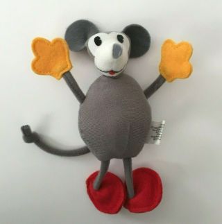 Felix The Cat Cartoon Skiddoo Mouse Doll Vintage 1983
