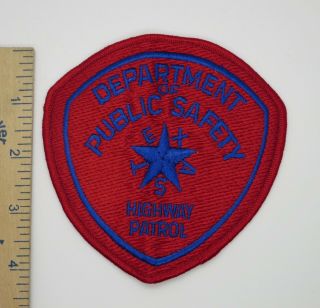 Texas Department Of Public Safety Highway Patrol Woven Patch