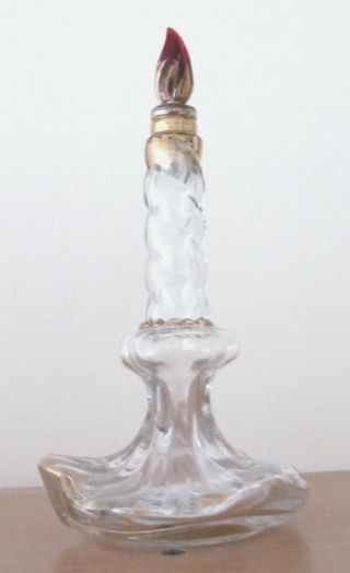 Vintage Schiaparelli Perfume,  Sleeping Figural Candle,  8 ¼” - - Baccarat