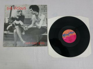Sid Vicious ‎– Love Kills N.  Y.  C Vinyl Lp Koma 788020 Album Sex Pistols Punk