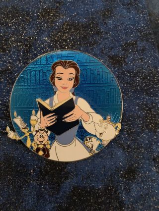 Disney Fantasy Pin Beauty And The Beast Belle Blue Dress Pin