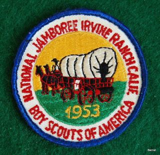 Vintage Boy Scout - 1953 National Jamboree Participants Pocket Patch