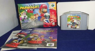 Vintage Nintendo 64 N64 Authentic Mario Kart 64 Video Game Complete Cib